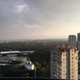 I took this photo from my boss’ office, those buildings that can barely bee seen through the soot are only six miles away.